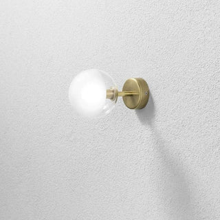 Il Fanale Molecole Applique 1 Luce wall lamp - Brass - Buy now on ShopDecor - Discover the best products by IL FANALE design