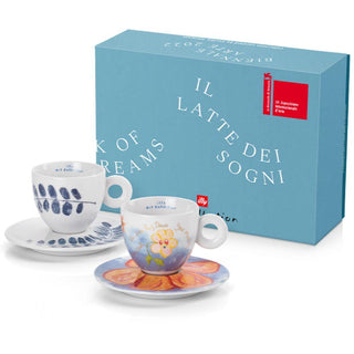 Illy Art Collection Biennale 2022 set 2 cappuccino cups by Precious Okoyomon & Alexandra Pirici - Buy now on ShopDecor - Discover the best products by ILLY design