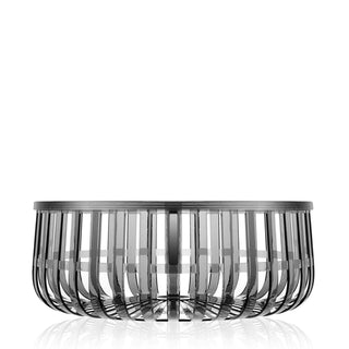 Kartell Panier side table/container with lid Kartell Smoke grey X1 - Buy now on ShopDecor - Discover the best products by KARTELL design