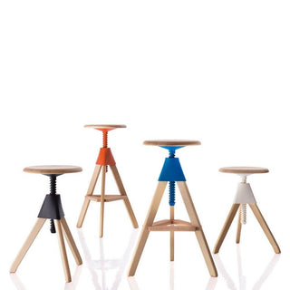 Magis The Wild Bunch Jerry stool in beech - Buy now on ShopDecor - Discover the best products by MAGIS design