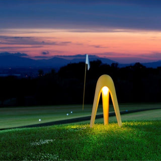 Martinelli Luce Cyborg Outdoor outdoor LED floor lamp ocher yellow - Buy now on ShopDecor - Discover the best products by MARTINELLI LUCE design