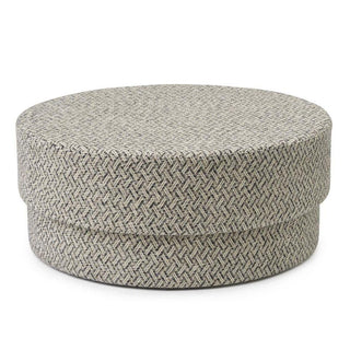 Normann Copenhagen Silo Large upholstery pouf in fabric diam. 90 cm. Normann Copenhagen Silo Piazza Grey/Wynwood 10 - Buy now on ShopDecor - Discover the best products by NORMANN COPENHAGEN design