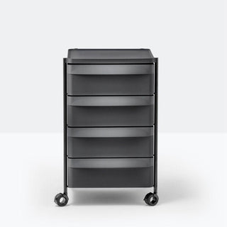 Pedrali Boxie BXH 4C chest of drawers with 4 drawers and wheels - Buy now on ShopDecor - Discover the best products by PEDRALI design