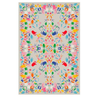 Qeeboo Let's Dance Animal Traces Light Rectangular carpet 200x300 cm. - Buy now on ShopDecor - Discover the best products by QEEBOO design
