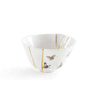 Seletti Kintsugi bowl in porcelain/24 carat gold mod. 2 - Buy now on ShopDecor - Discover the best products by SELETTI design