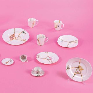 Seletti Kintsugi soup plate in porcelain/24 carat gold mod. 2 Buy now on Shopdecor