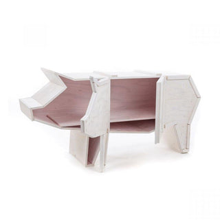 Seletti Sending Animals Pig white cupboard - Buy now on ShopDecor - Discover the best products by SELETTI design
