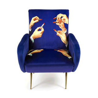 Seletti Toiletpaper Armchair Lipsticks - Buy now on ShopDecor - Discover the best products by TOILETPAPER HOME design