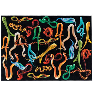 Seletti Toiletpaper Rectangular Rug Snakes 200x280 cm. Buy on Shopdecor TOILETPAPER HOME collections