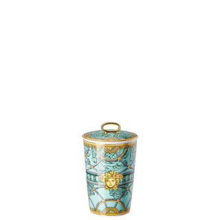 Versace meets Rosenthal Scented Candles Candleholder La scala del Palazzo - green - Buy now on ShopDecor - Discover the best products by VERSACE HOME design