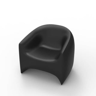 Vondom Blow armchair polyethylene by Stefano Giovannoni Vondom Black - Buy now on ShopDecor - Discover the best products by VONDOM design