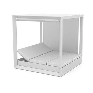 Vondom Vela Daybed Pergola 204x204 cm reclining sunlounger white Buy now on Shopdecor